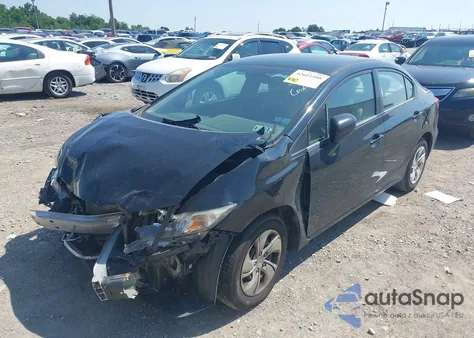 2015 Honda Civic Lx из США, поврежденный, VIN 19XFB2F50FE266234